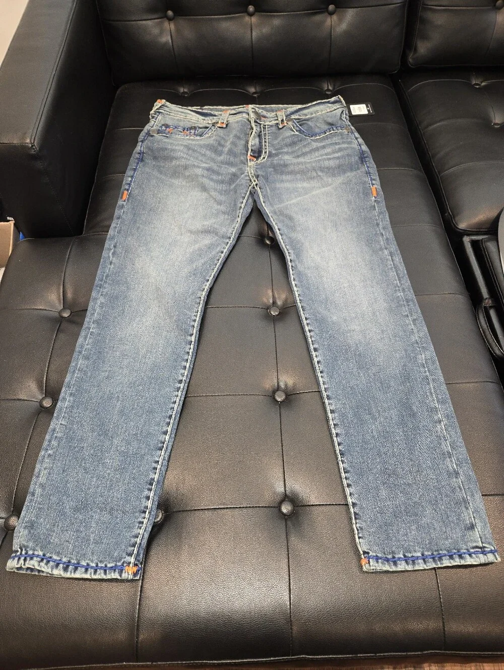 True Religion Slim Straight Light Blue Men's Jeans